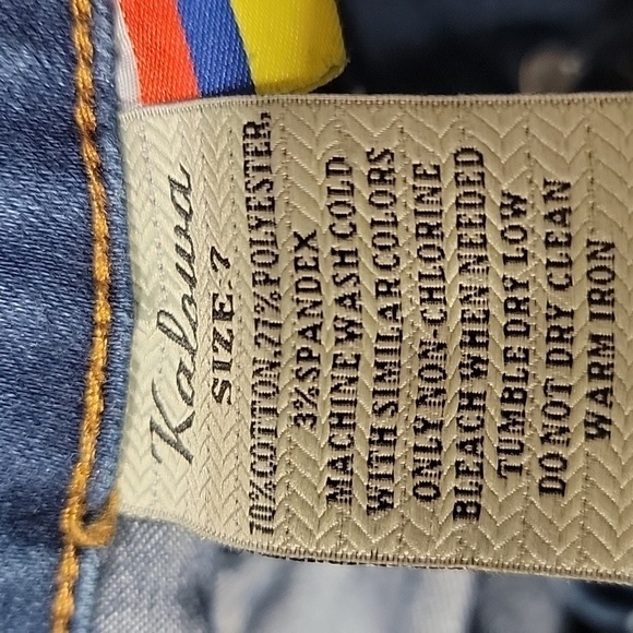 Kalowa Size 7 Skinny High Waist 4 Button Jeans / Jeggings.  Excellent Condition - Picture 9 of 13